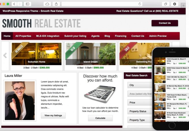 WordPress Real Estate Theme