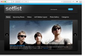 WordPress Rock Band Theme