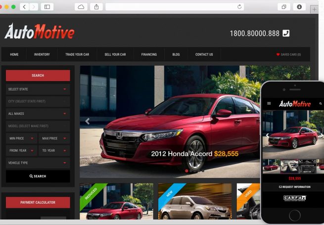 WordPress Automotive Car Dealer Theme